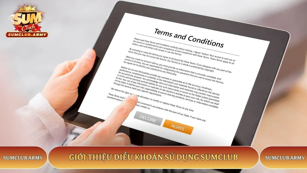 Giới thiệu điều khoản sử dụng Sumclub